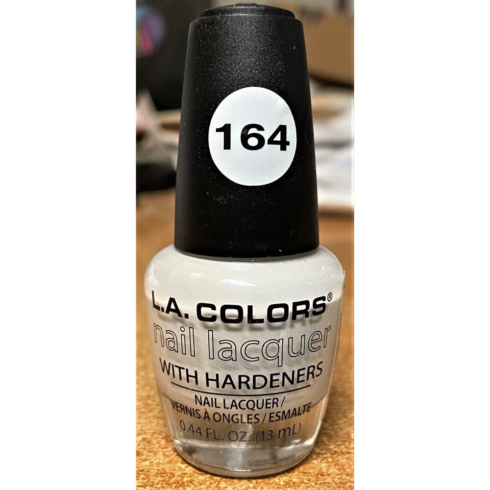LA Colors Color Craze Nail Polish - 13ml 0.44oz - #164 French White NEW
